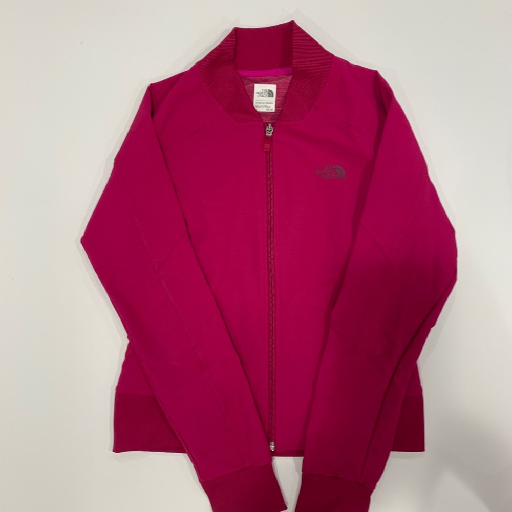 Northface Fuscia Rain Proof Fitted Jacket Size Med - image 3